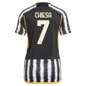 Camisolas Juventus 2023-24 Chiesa 7 Mulher 1º Equipamento Principal Manga Curta